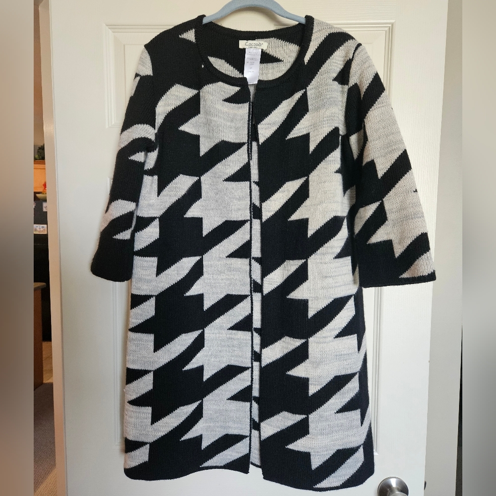 Cocogio Wool Blend Sweater Coat S